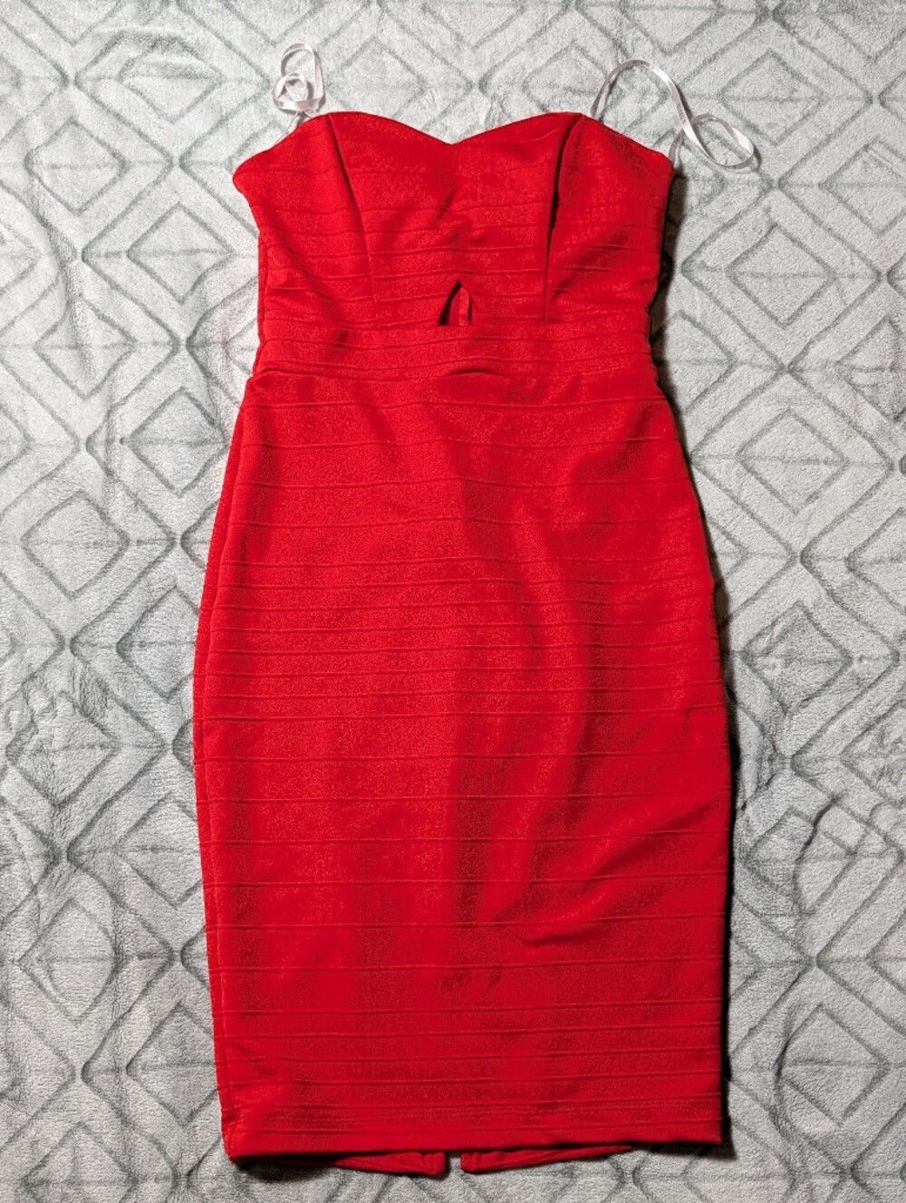 B Darlin Red Bandage Bodycon Dress